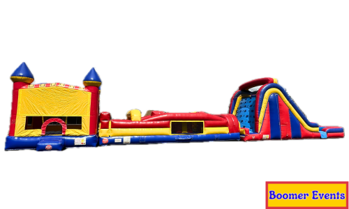 Combo 22: 13x13, 37ft Obstacle Course &18ft Dual Lane Slide